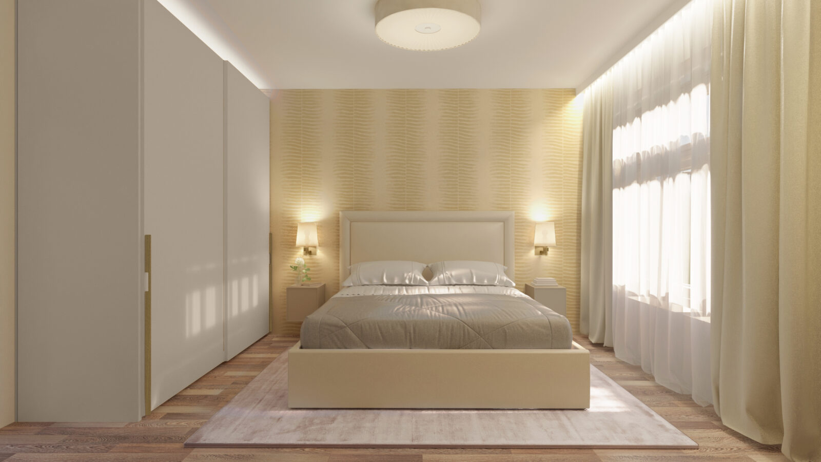 Villa Wannsee Schlafzimmer