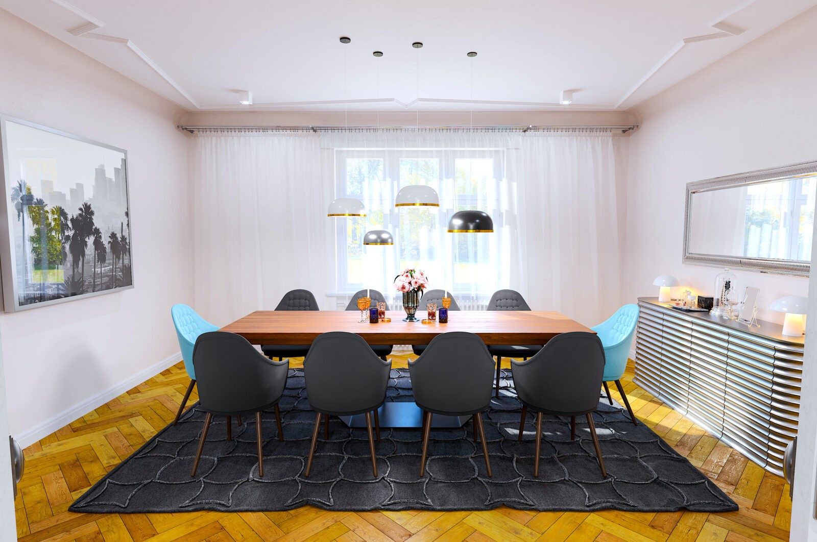 Villa Dahlem Esszimmer