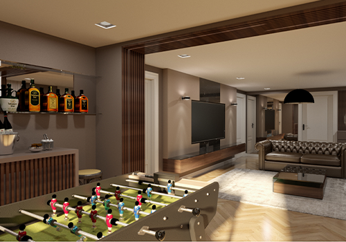 Villa Dahlem Whisky Raum