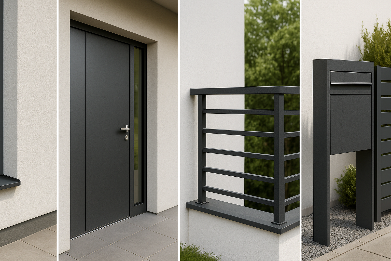 Anwendungen_Tür, Geländer, Briefkasten, Rahmen in DB703